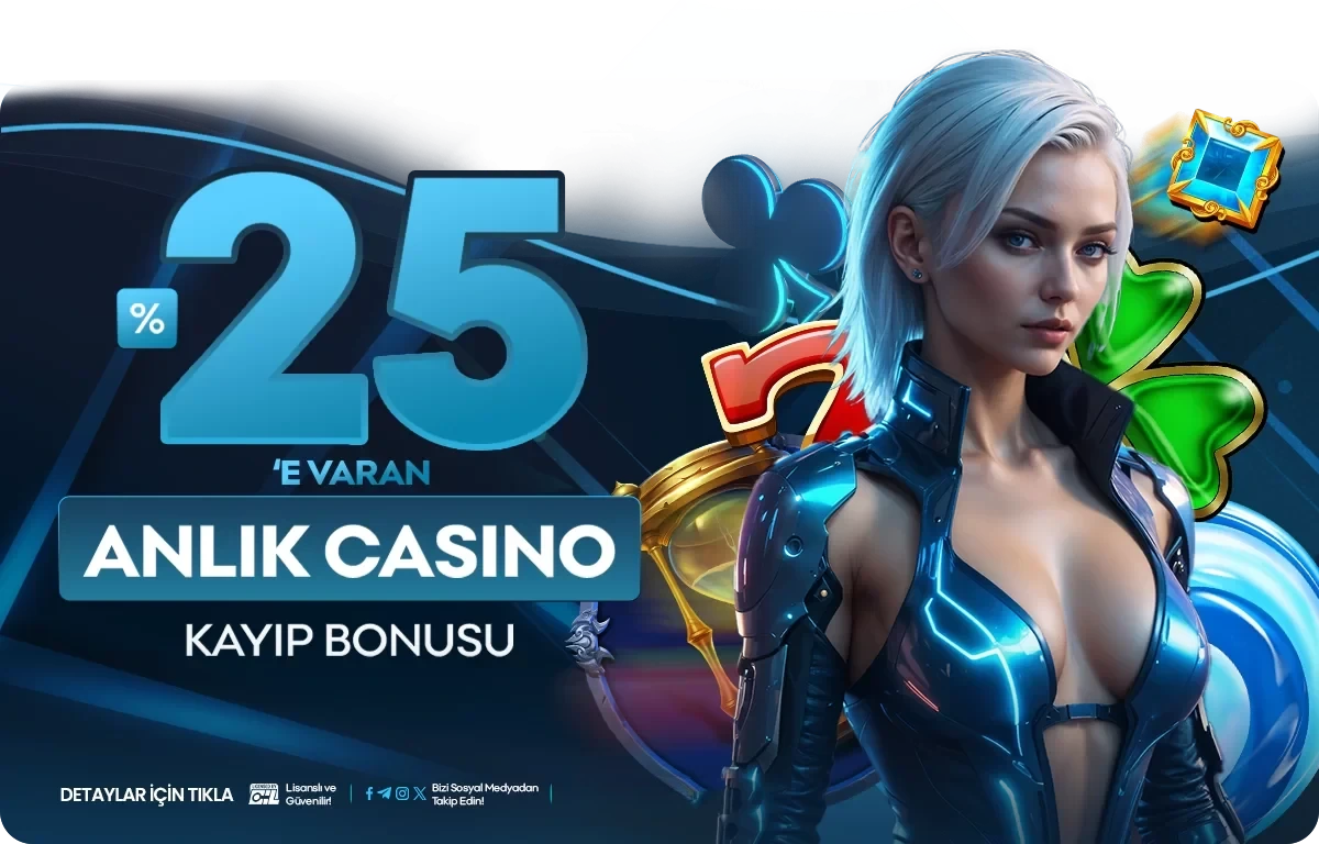 %25 CANLI CASİNO BONUSU